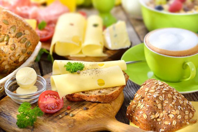 Frühstücksbuffet Hofcafé Debbeler